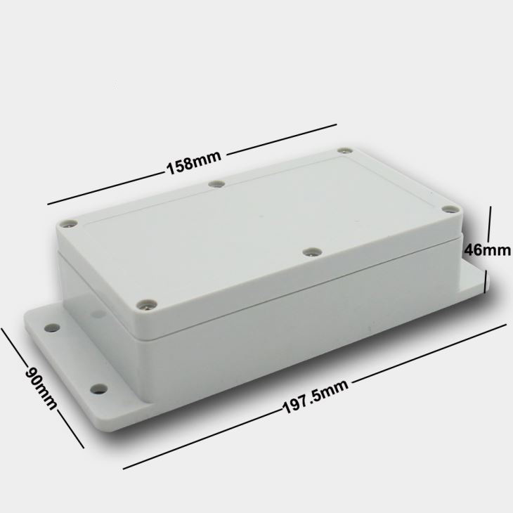 Plastic waterafstotende instrumentenbox